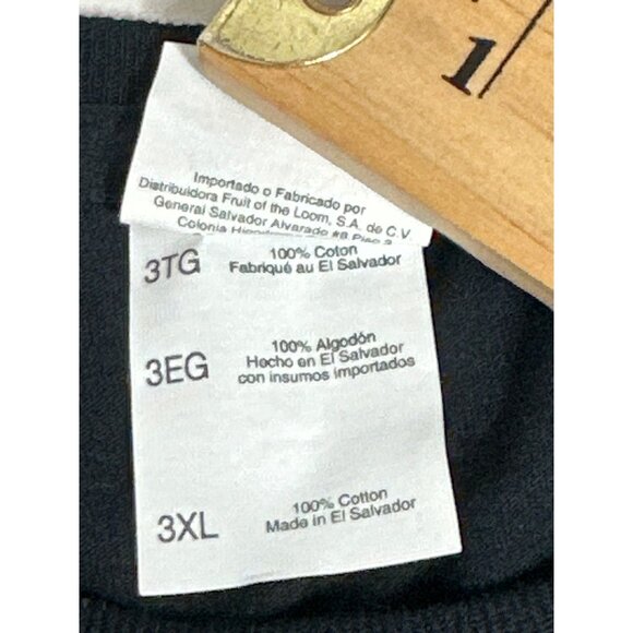 Fruit of the Loom Womens 3XL Black If You Fib I Will Paddle Funny Nurse T Shirt - Picture 5 of 6